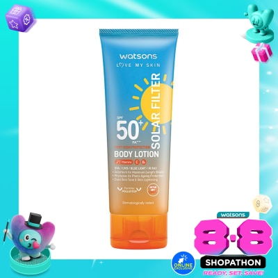 WATSONS COLLECTION - Love My Skin Solar Filter Very High Protection Body Lotion SPF50+ PA++++ 100ml image
