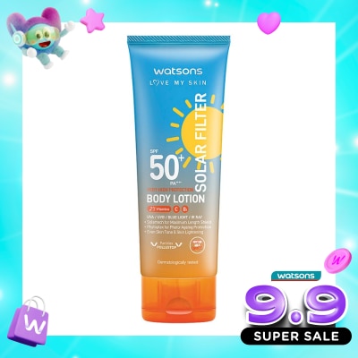 WATSONS COLLECTION - Love My Skin Solar Filter Very High Protection Body Lotion SPF50+ PA++++ 100ml image
