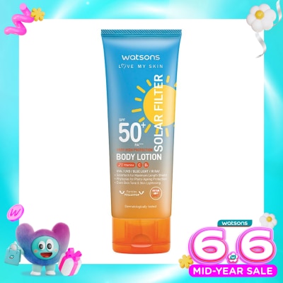 WATSONS COLLECTION - Love My Skin Solar Filter Very High Protection Body Lotion SPF50+ PA++++ 100ml