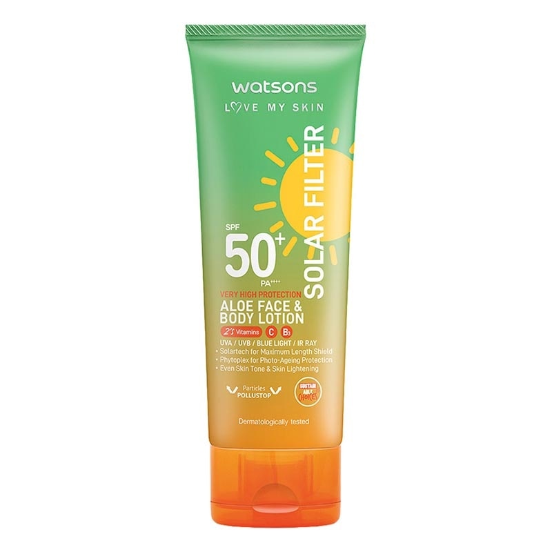 Love My Skin Solar Filter Very High Protection Aloe Face & Body Lotion SPF50+ PA++++ 100ml
