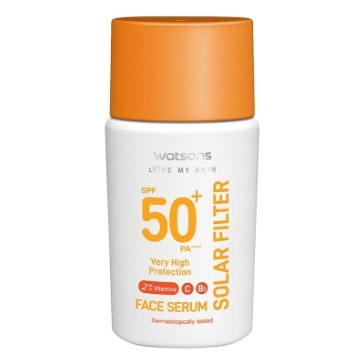 WATSONS Love My Skin Solar Filter Very High Protection Face Serum SPF50+ PA++++ 45ml