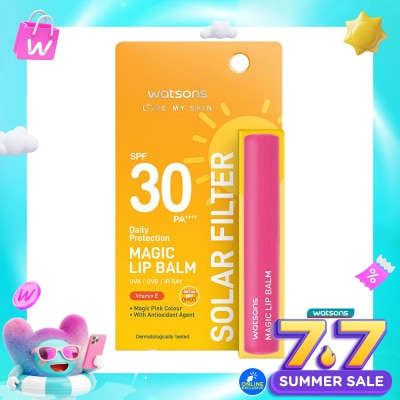 WATSONS - Love My Skin Solar Filter Daily Protection Magic Lip Balm SPF30 PA++++ 1.7g