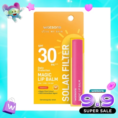 WATSONS COLLECTION - Love My Skin Solar Filter Daily Protection Magic Lip Balm SPF30 PA++++ 1.7g image