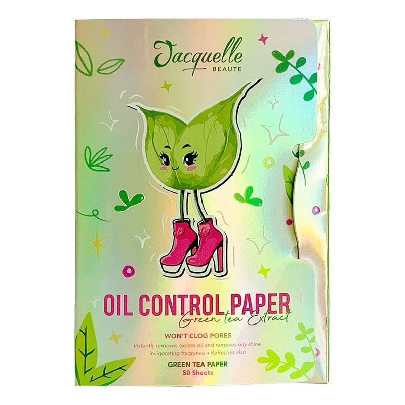 New Green Tea Extract Oil Control Paper - Blotting Paper Green