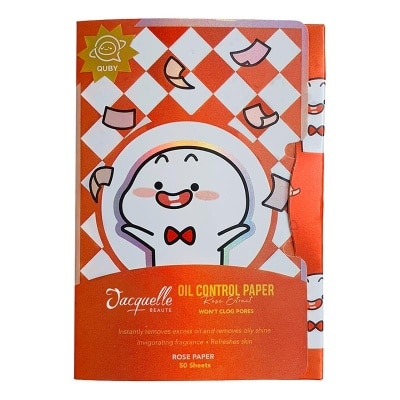 JACQUELLE - Oil Control Paper Quby Rose Edition 50'S