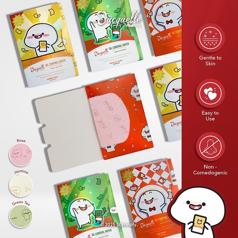 Oil Control Paper Quby Green Tea Edition 50'S