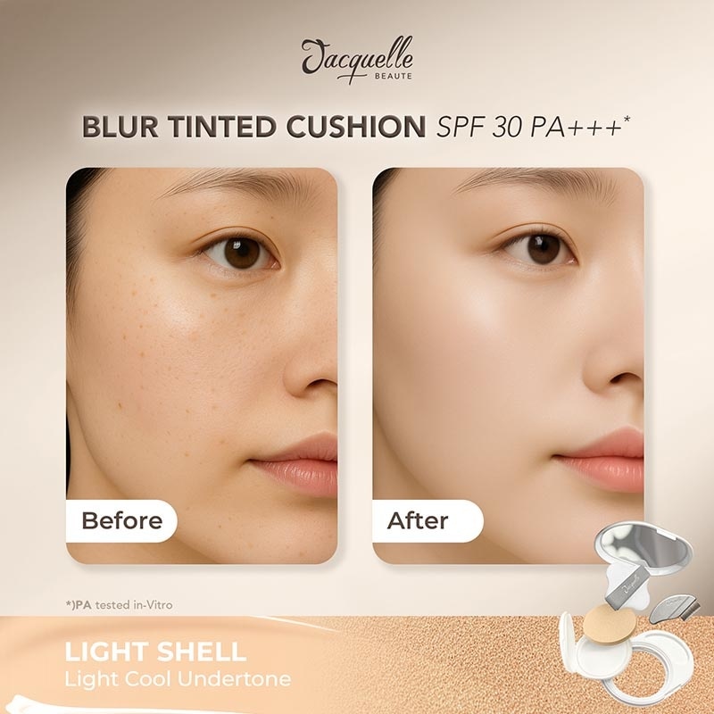 Blur Tinted Cushion SPF 30PA+++ Light Shell
