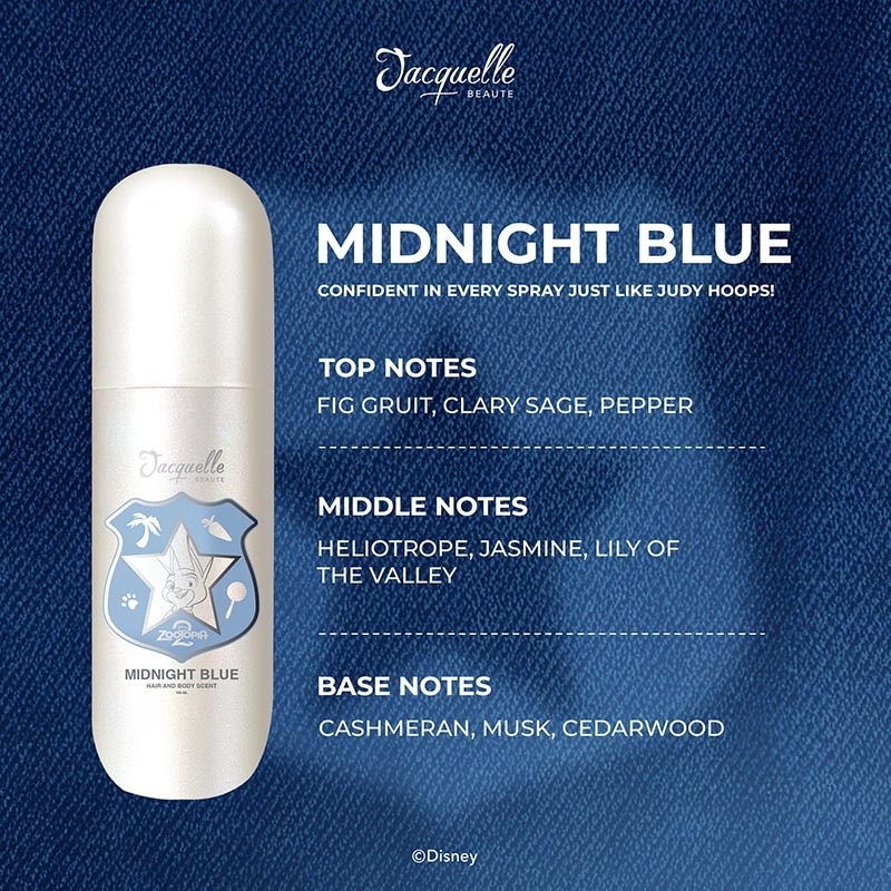 Hair and Body Scent X ZOOTOPIA Midnight Blue
