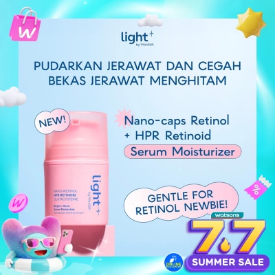 LIGHT+ - HPR Retinoid Bright + Acne Serum Moisturizer 28g