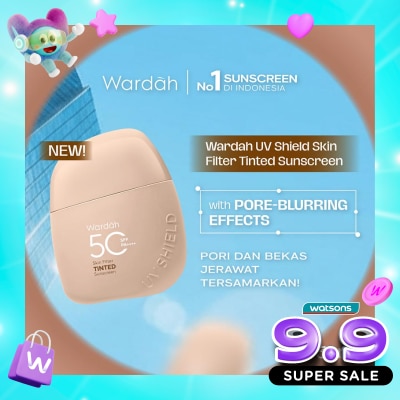 WARDAH - Shield Filter UV Skin Tinted Sunscreen SPF 50 PA++ 01 Light to Medium 30ml image