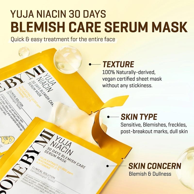 Yuja Niacin 30 Days Blemish Care Serum Mask 25g