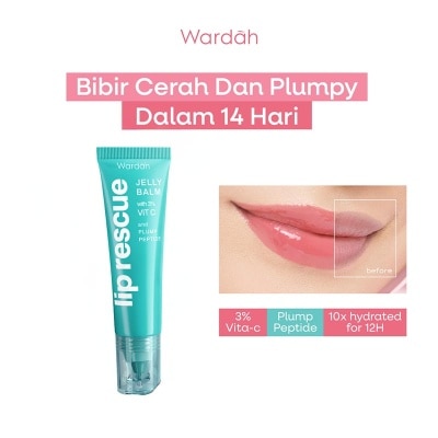 WARDAH - Lip Rescue Jelly Balm Clear Shine Clear Shine 9g