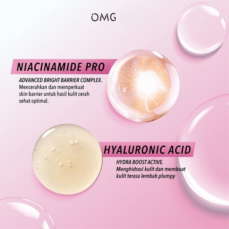 Oh My Glow 2% Niacinamide Pro Hyaluronic Acid Brightening Toner 75ml