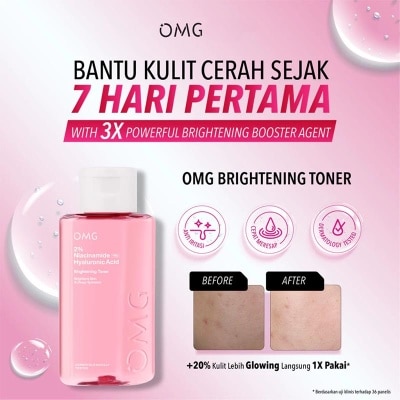 OMG - Oh My Glow 2% Niacinamide Pro Hyaluronic Acid Brightening Toner 75ml