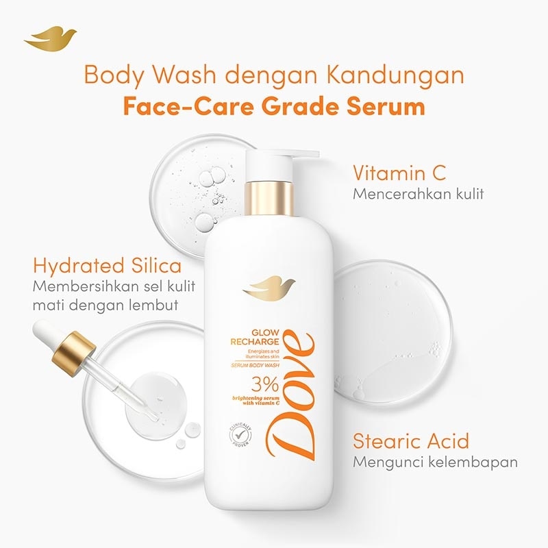 Advanced Serum Glow Recharge Body Wash 300g