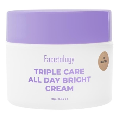 FACETOLOGY Triple Care All Day Bright Cream Shade Neutral 10g