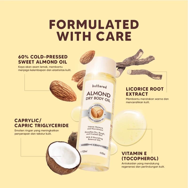 Almond Dry Body Oil 120ml