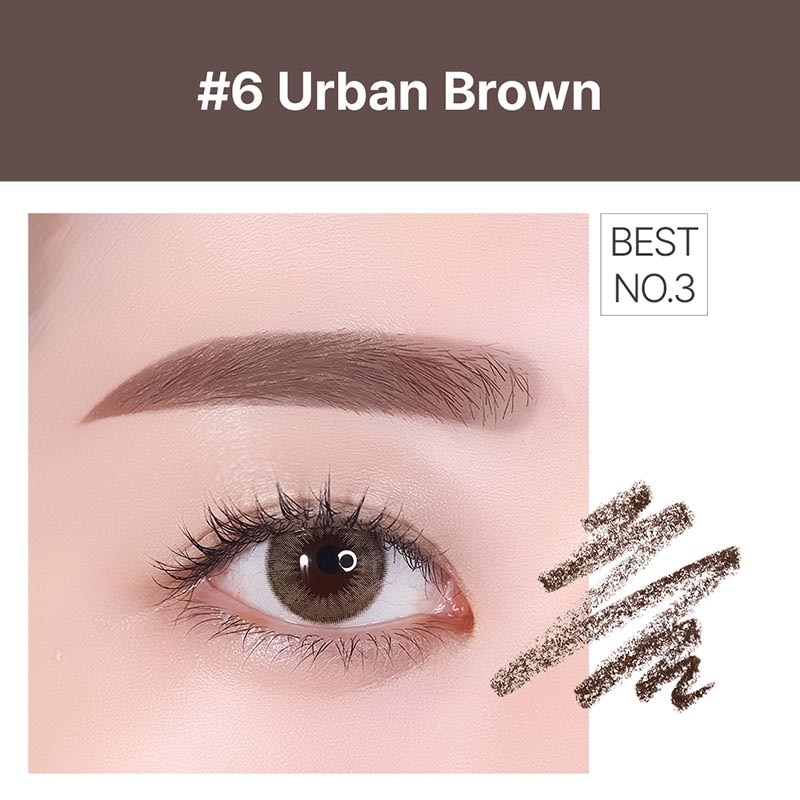 Auto Eyebrow Pencil #6 Urban Brown 0.3g