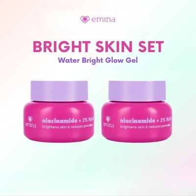 EMINA Twin Pack Water Bright Glow Gel 30g