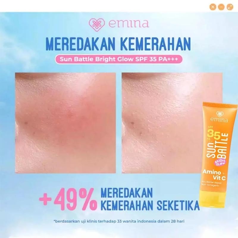 Triple Pack Sun Battle Bright Glow SPF 35 PA+++ 60ml