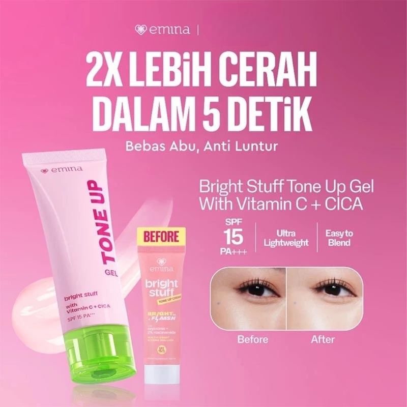 Twin Pack Bright Stuff Tone Up Gel 20ml