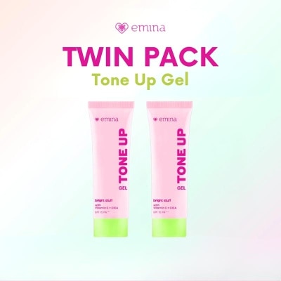 EMINA Twin Pack Bright Stuff Tone Up Gel 20ml