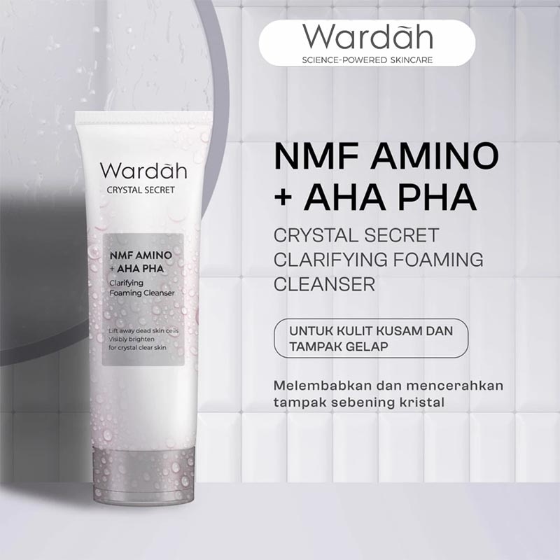 Triple Pack Wardah Crystal Secret Foaming Cleanser 100ml