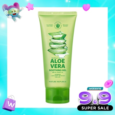 NATURE REPUBLIC - Soothing & Moisture Aloe Vera 92% Soothing Gel Tube 300ml image