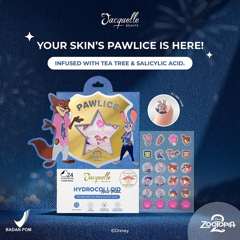 Hydrocolloid Acne Patch - Zootopia 2 Edition 24'S