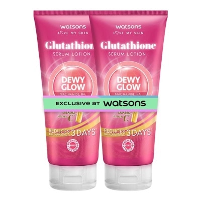 WATSONS COLLECTION - Glutathione Dewy Glow Serum Lotion 330ml X 2