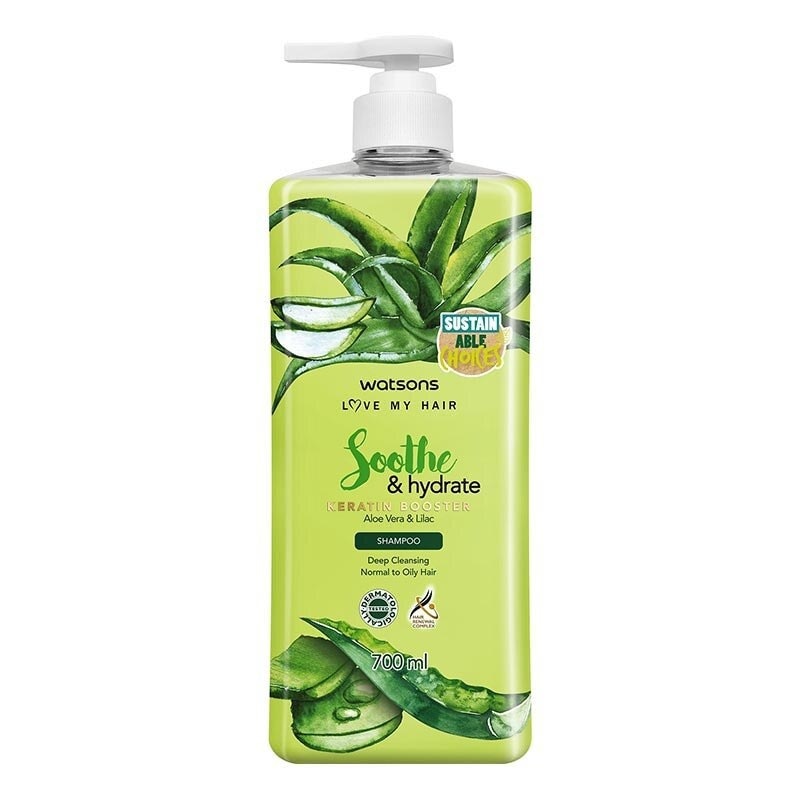 Soothe & Hydrate Aloe Vera & Lilac Shampoo 700ml X 2