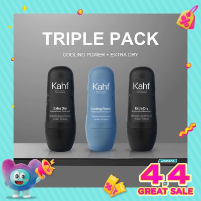KAHF - Triple Pack Deodorant Roll On 45ml