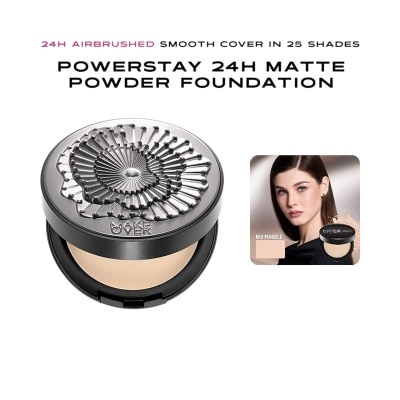 MAKE OVER - X Rinaldy Yunardi Powerstay 24H Matte Powder Foundation Limited Edition N10 Marble 10g