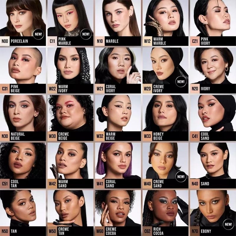 X Rinaldy Yunardi Powerstay 24H Matte Powder Foundation Limited Edition C21 Pink Ivory 10g