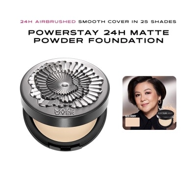 MAKE OVER - X Rinaldy Yunardi Powerstay 24H Matte Powder Foundation Limited Edition N20 Ivory 10g