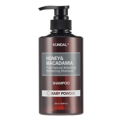 KUNDAL - Honey & Macadamia Nature Shampoo Baby Powder 500ml