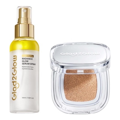 GLAD2GLOW Glass Glow Duo 02 - Glow Cushion 02 & Serum Spray
