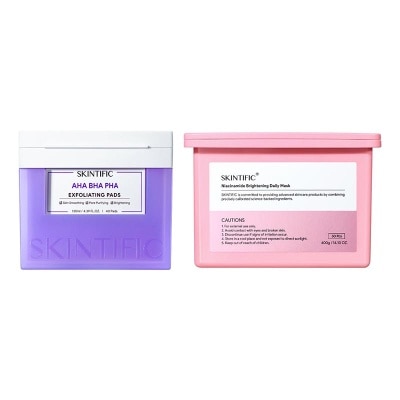 SKINTIFIC - Exfoliating Pads & Daily Mask Bundle