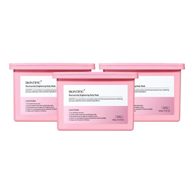 Triple Pack Niacinamide Brightening Daily Mask
