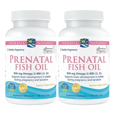 NORDIC - Twin Pack Prenatal Fish Oil Softgel 90'S