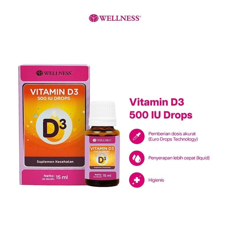 Vit D3 500IU Drop + Gummy Kids Bundle