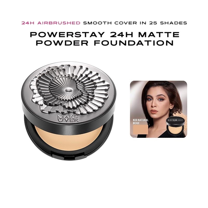 [EXCLUSIVE BUNDLE] Powerstay 24H Matte Powder Foundation N30 Natural Beige + Powerstay Velvet Matte Setting Spray