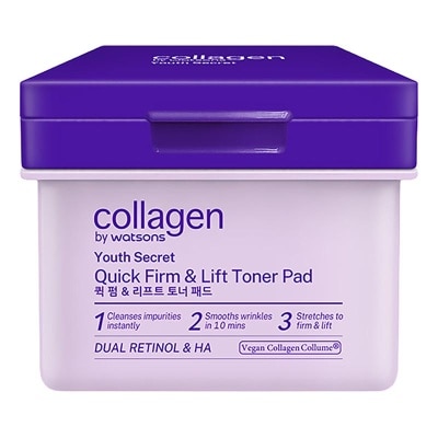 COLLAGEN BY WATSONS Youth Secret Quick Firm&Lift Toner Pads 90'S image