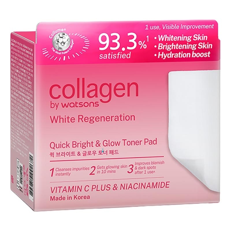 White Regeneration Quick Bright & Glow Toner Pads 90'S image