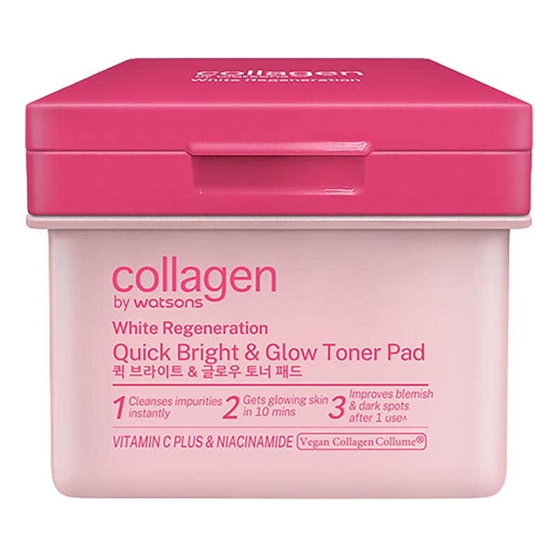 White Regeneration Quick Bright & Glow Toner Pads 90'S image