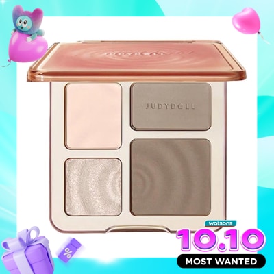 JUDYDOLL Highlight & Contour Palette 01 Cool 10g image