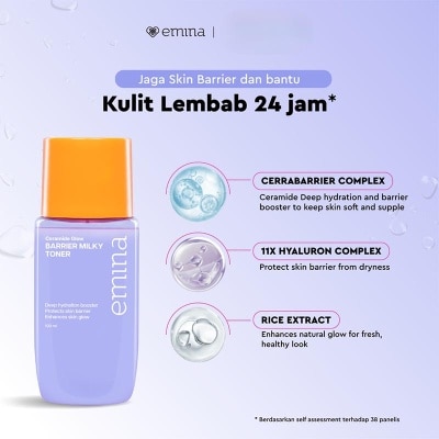 EMINA - Ceramide Glow Barrier Milky Toner  100ml