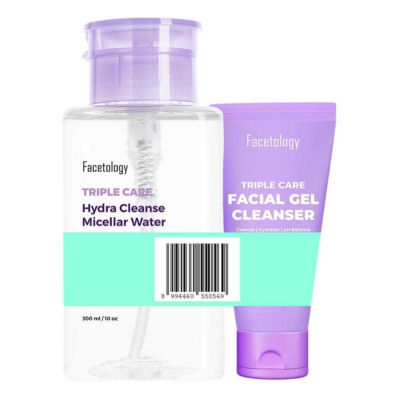 Bundling Micellar Watere Hydra 300ml + Face Wash Oat 30ml