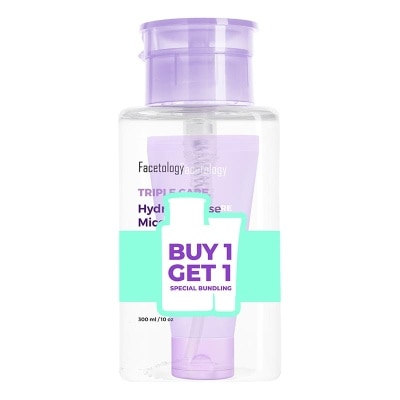 FACETOLOGY Bundling Micellar Watere Hydra 300ml + Face Wash Oat 30ml