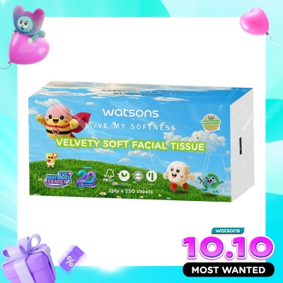 WATSONS X Flower Softpack Tissue 250'S image